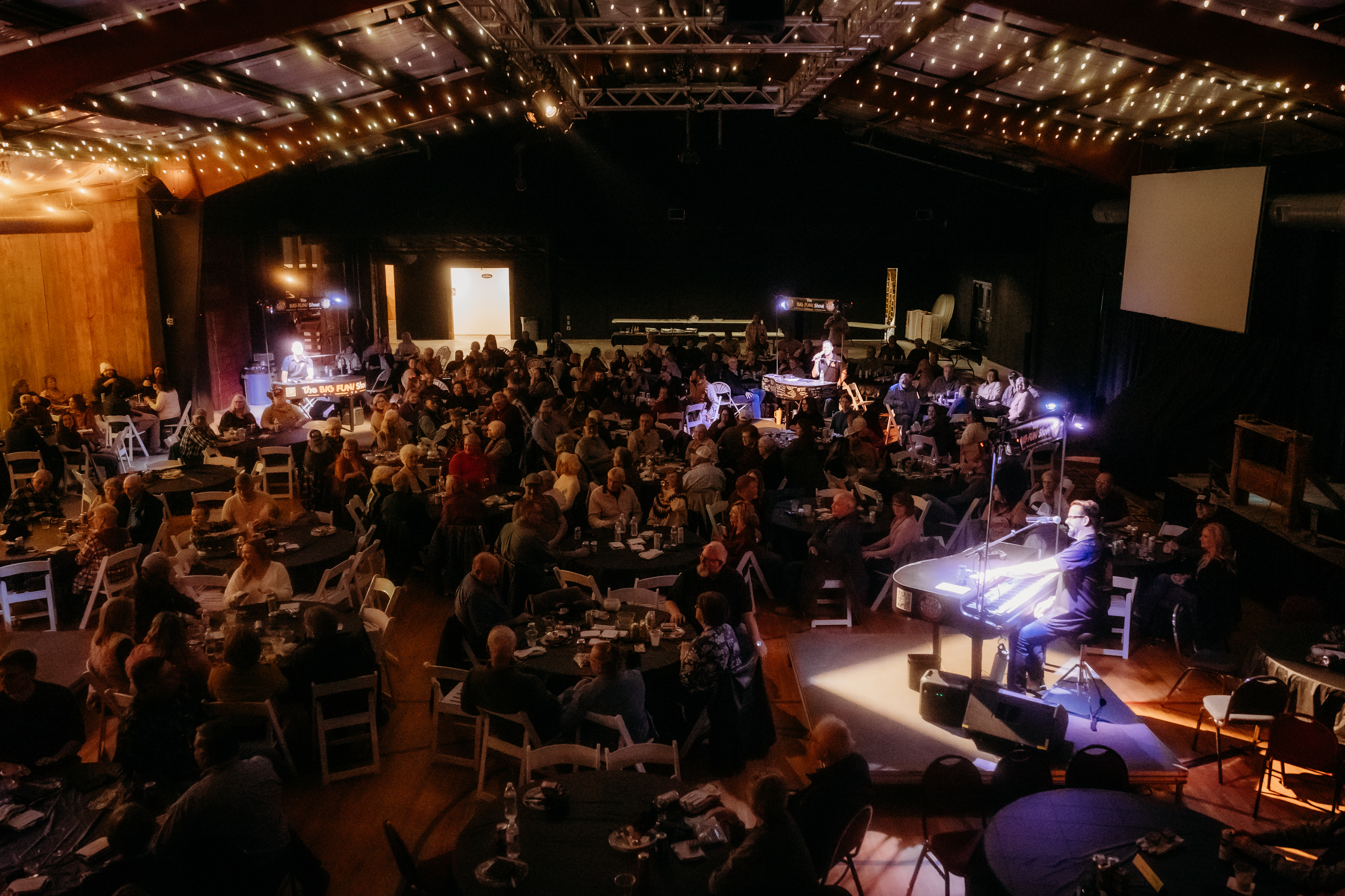 The Big Fun Show crowd shot with audience cheering and singing along